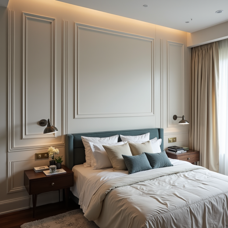 Bedroom Wall Paneling in Toronto
