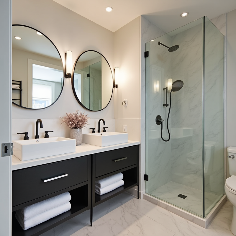 Master Bathroom and Vanity Renovation in Toronto